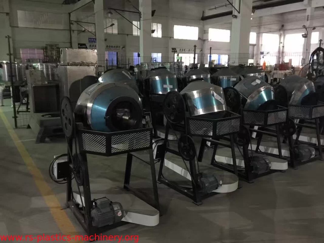 China power 0.75kw  Rotary Color Mixer with Stainless Steel Pail, 50kg Capacity for any  kinds of plastic mixing